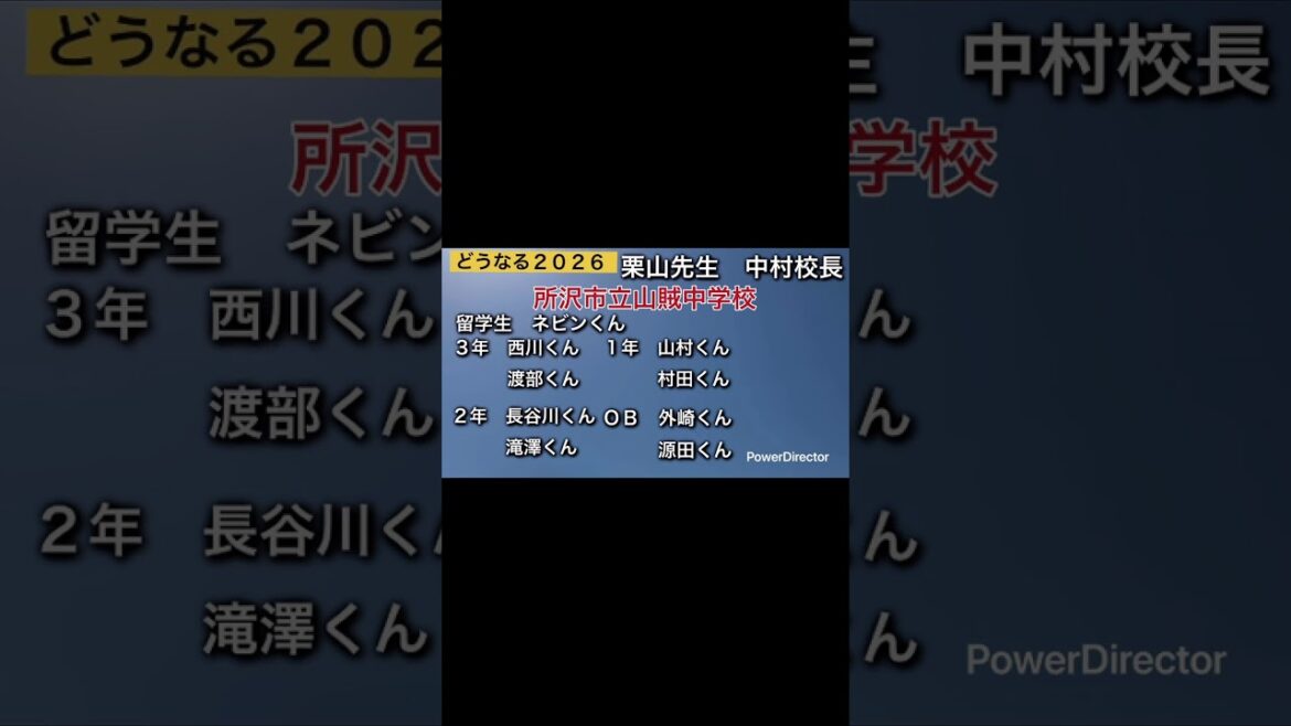 【西武】所沢市立山賊中学校生徒紹介#shorts #西川愛也 #渡部聖弥#長谷川信哉 #滝澤夏央