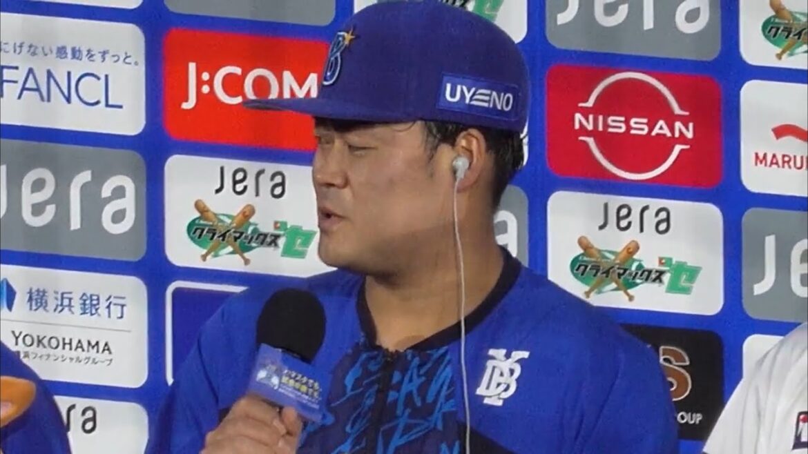 【「リリーフカーで行きます」】伊勢大夢選手、ヒーローインタビュー(2025.10.11/横浜スタジアム）