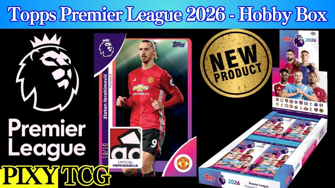 【サッカー】TOPPSnewプロジェクト！プレミアリーグHOBBYBOX開封！①【Topps Premier League 2026 - Hobby Box】開封動画★soccer★トップス★