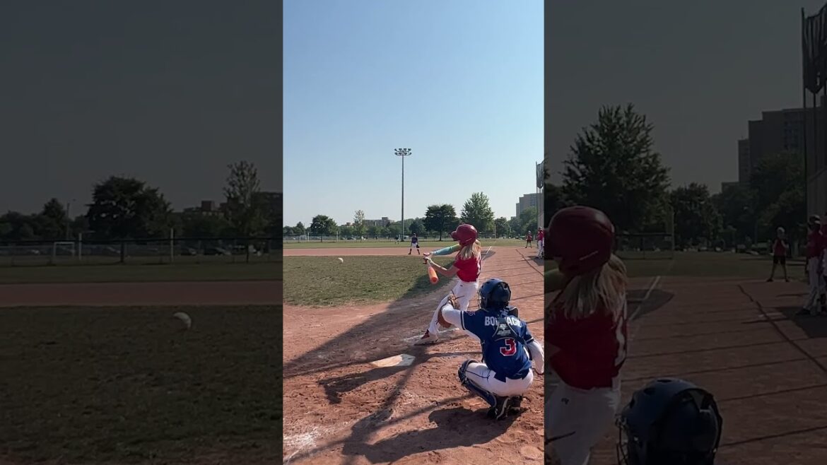 🔥 野球ピッチャーがイーストン・ハイプ・ファイアーのバットからロケットラインドライブをキャッチ！⚾️💥 #野球 #ショートパンツ #バイラル