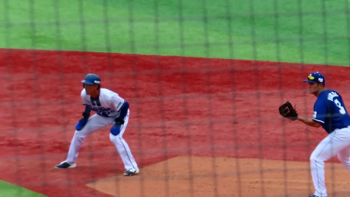 2025/10/7　代走 三森大貴 （横浜DeNA）　しっかりと盗塁を成功させる　【CS前 JFE東日本戦】