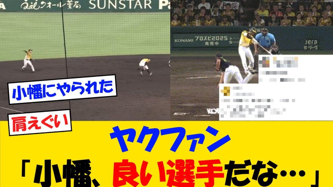 ヤクファンさん「小幡、良い選手だな・・・」【野球情報】【2ch 5ch】【なんJ なんG反応】【野球スレ】