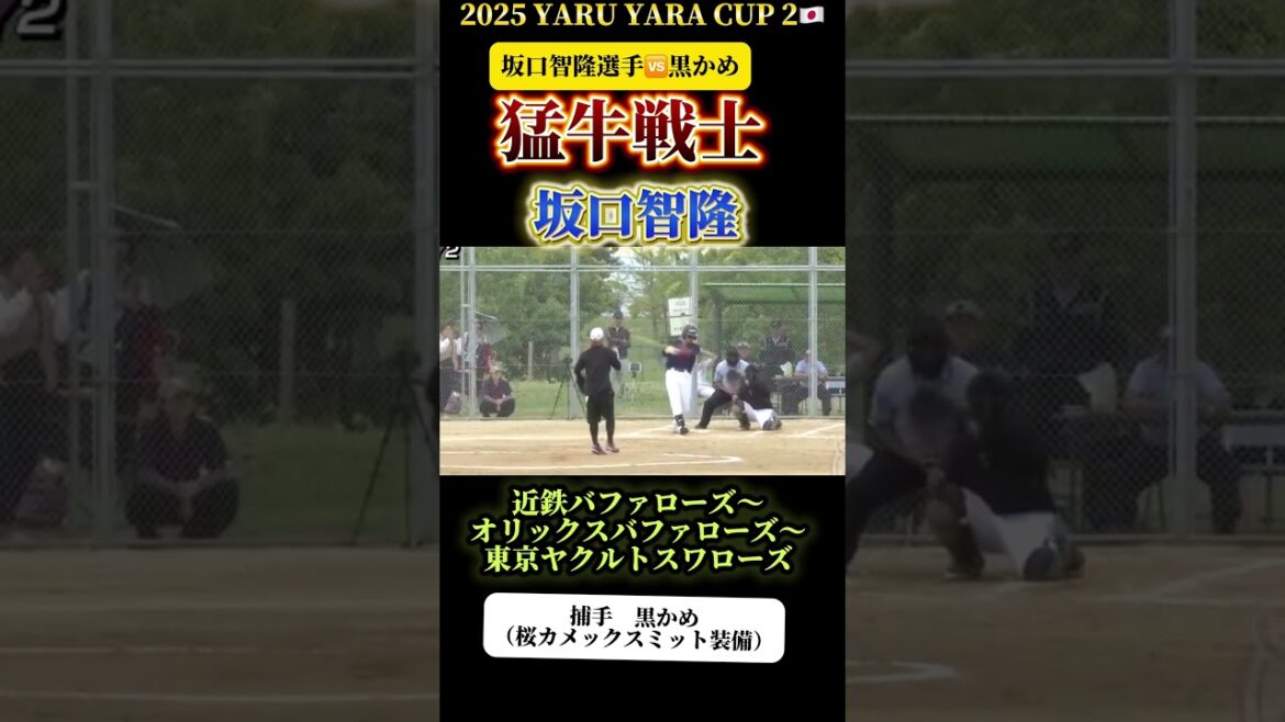 【坂口智隆選手の爆打球！！】マジで打球が見えなかった…#近鉄バファローズ #オリックスバファローズ #東京ヤクルトスワローズ  #ソフトボール #野球 #softball #甲子園 #好プレー集