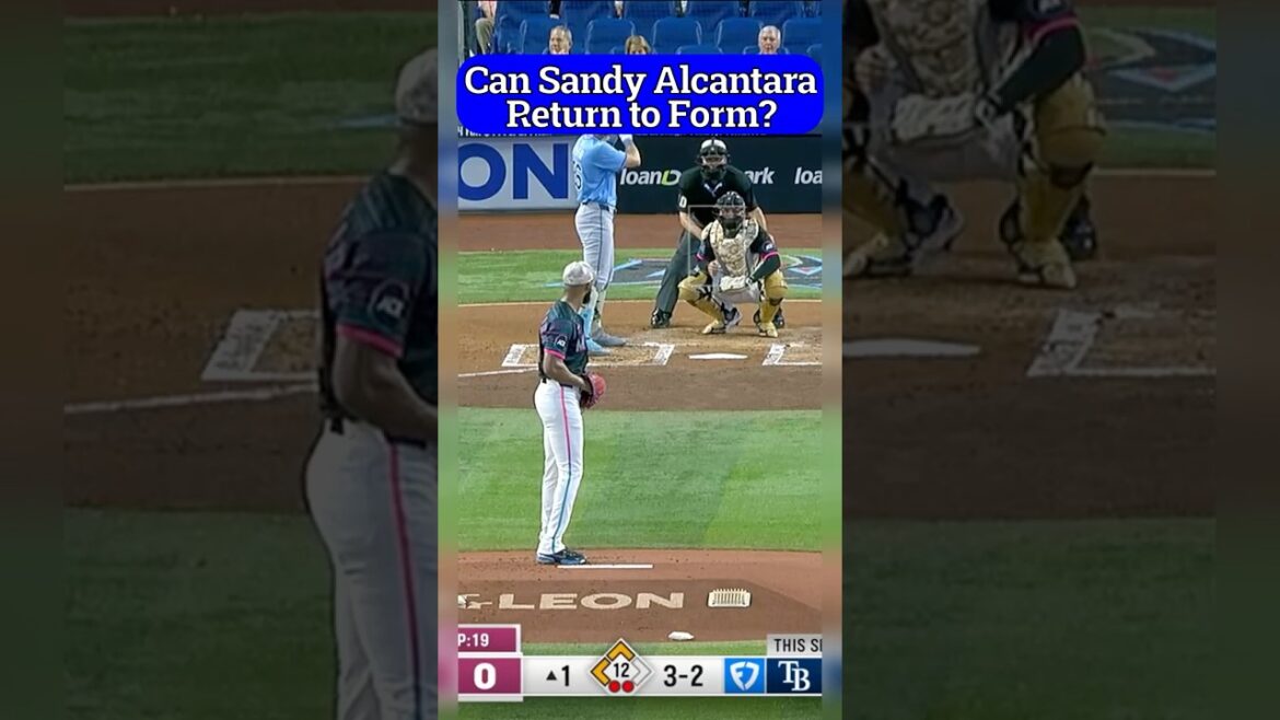 Can Sandy Alcantara Return to Form #mlb #pitcher #baseball #marlins #pitching  #sports