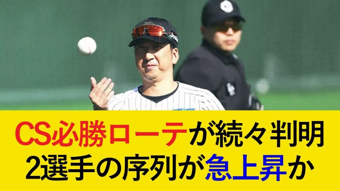 【強力な3人で3タテなるか】CSの先発順が続々と判明！評価急上昇の2人はCSメンバー入り濃厚か...【阪神タイガース】