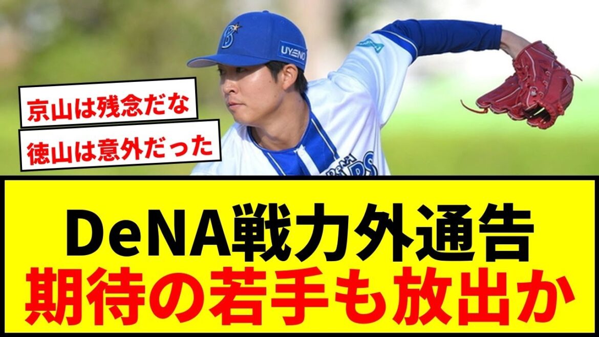 【速報】DeNA、徳山・京山ら8選手に戦力外通告!期待の若手も放出でファン衝撃 【速報】DeNA、徳山・京山ら8選手に戦力外通告!期待の若手も放出でファン衝撃