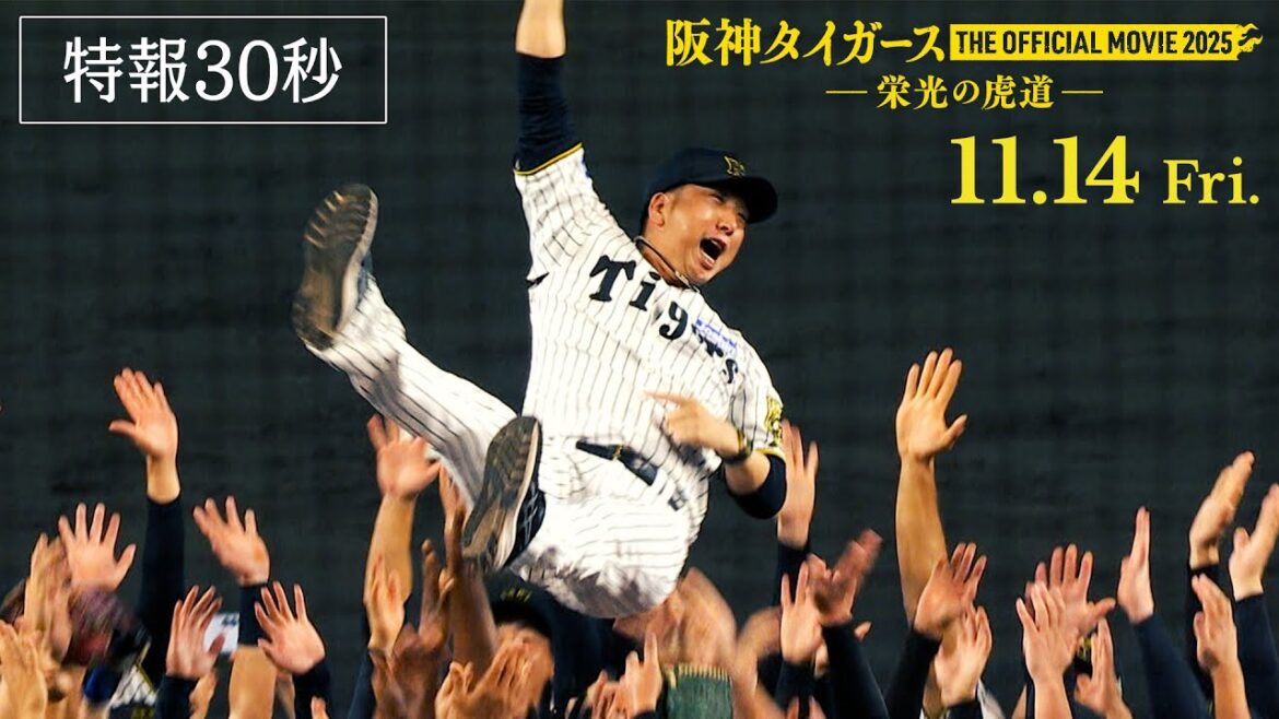 11月14日(金)公開『阪神タイガース THE OFFICIAL MOVIE 2025 ―栄光の虎道(こどう)―』　特報30秒