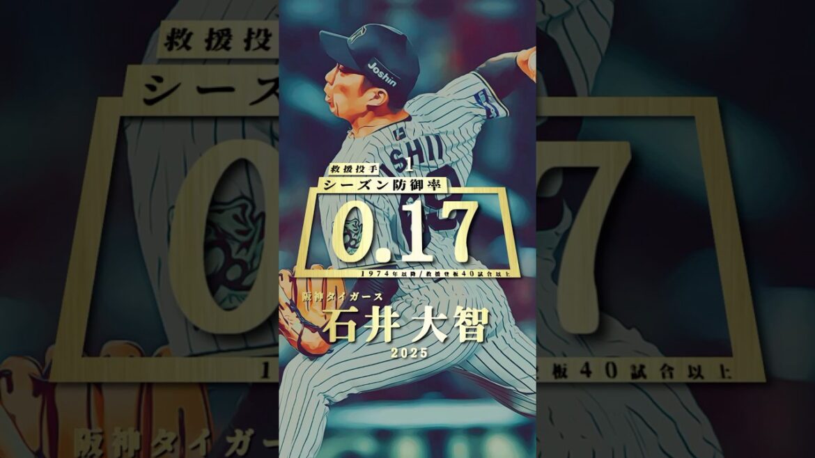 【プロ野球】救援投手シーズン防御率ランキング トップ２０（2025年シーズン終了時点）#石井大智 #及川雅貴