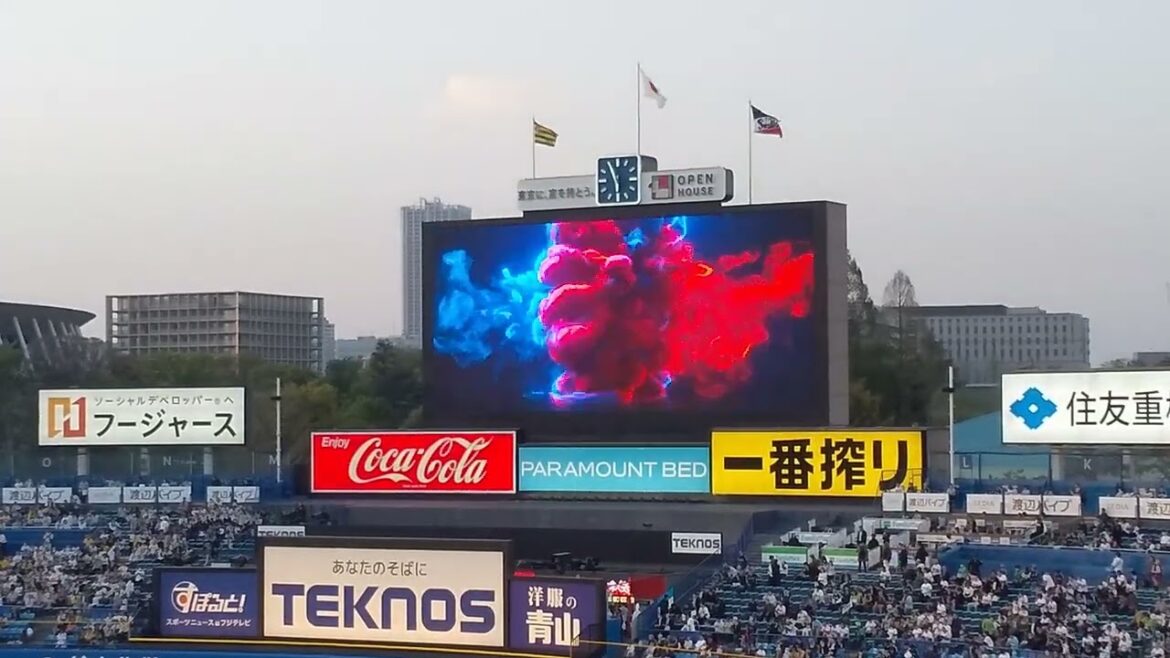 2025.4.17 ヤクルトスワローズ プレイボール前、神宮球場内演出