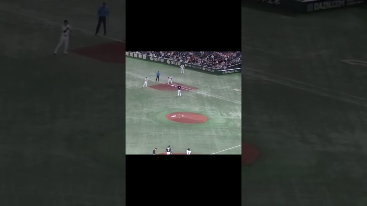 中村奨吾の横を抜けていく坂本勇人の先制タイムリーヒット！【読売ジャイアンツ対千葉ロッテマリーンズ2024年6月4日】