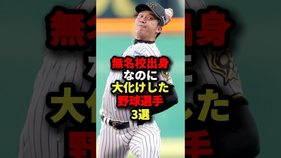 無名校出身なのに大化けした野球選手3選#野球 #プロ野球 #shorts