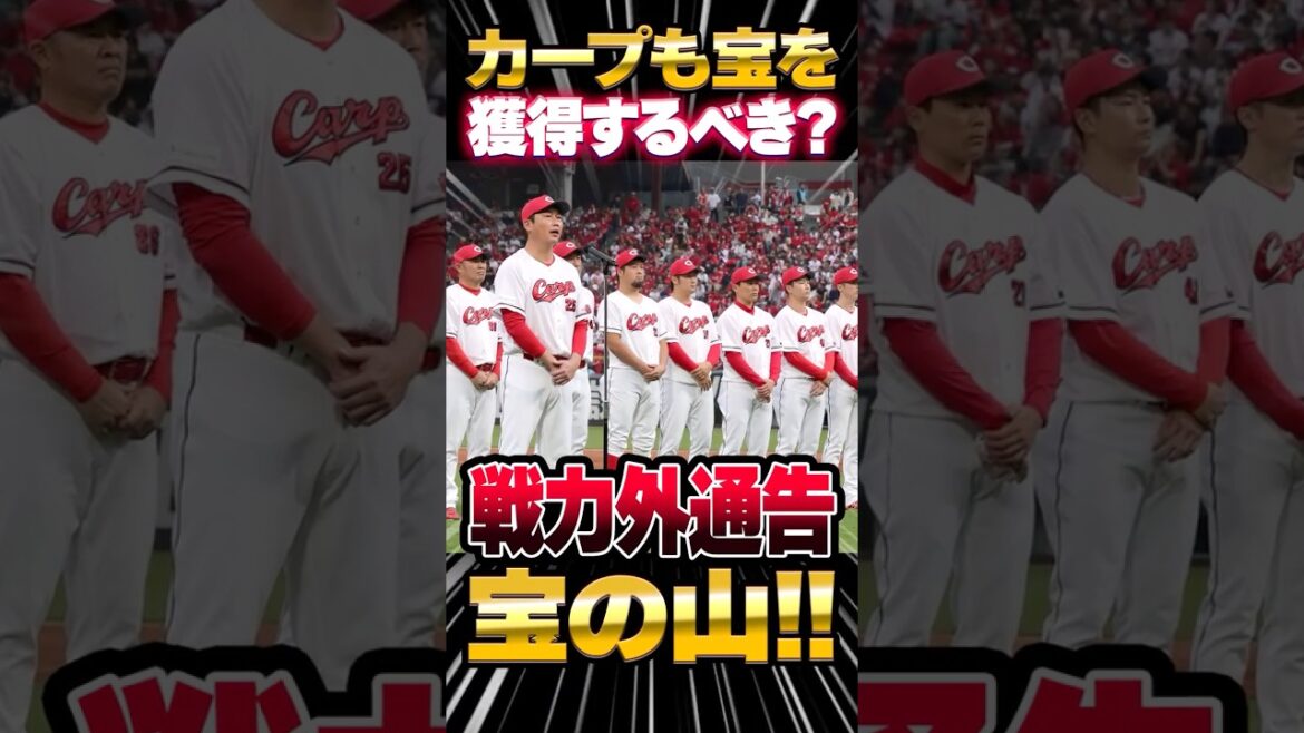 広島カープは戦力外通告選手の『宝の山』から補強するべき?#カープ #戦力外通告 #広島 広島カープは戦力外通告選手の『宝の山』から補強するべき?#カープ #戦力外通告 #広島