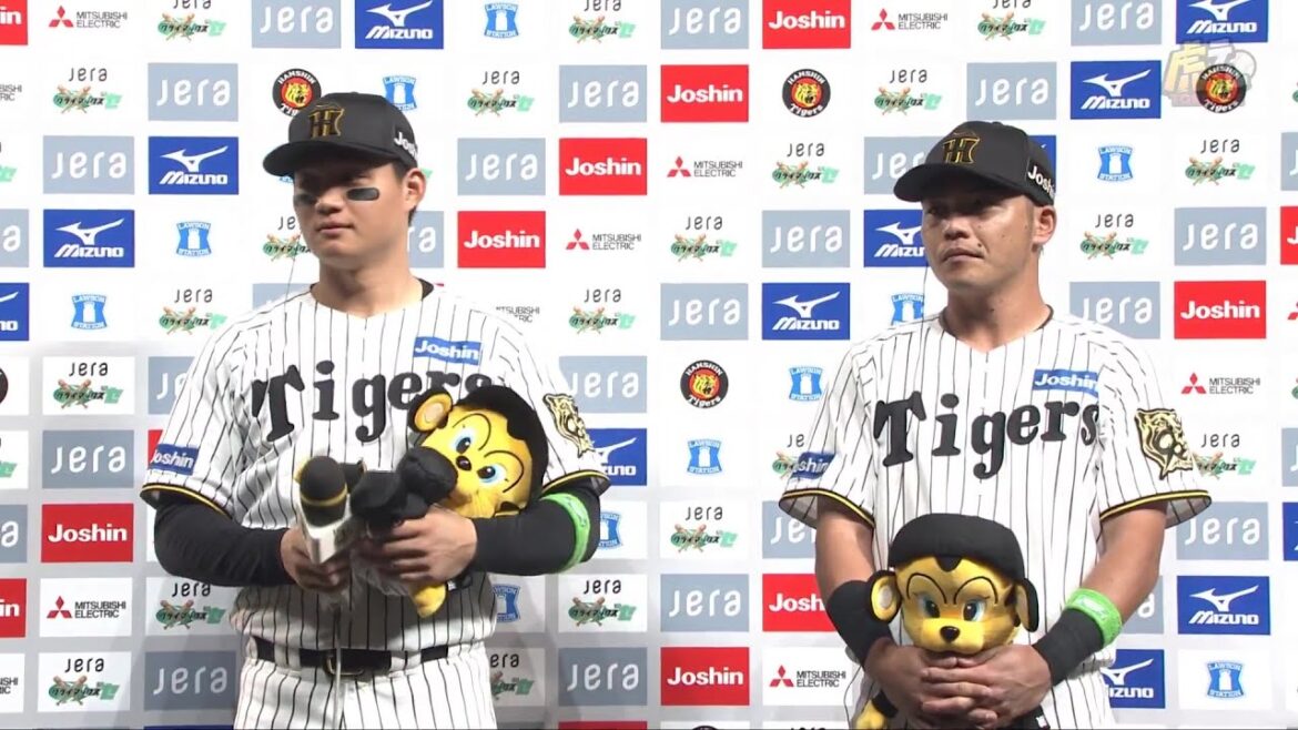 Hanshin-Tigers: 【#森下翔太 選手、#小野寺暖 選手、#藤川球児 監督インタビュー】 10月15日(水) 阪神vsDeNA(甲子園) 【#森下翔太 選手、#小野寺暖 選手、#藤川球児 監督インタビュー】 10月15日(水) 阪神vsDeNA(甲子園)