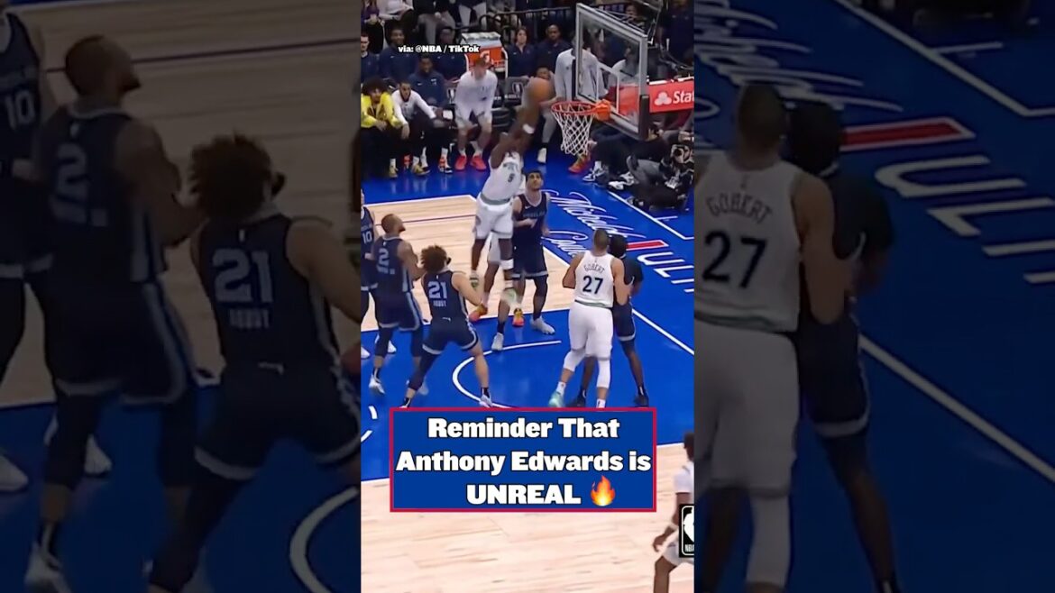 Anthony Edwards’ INSANE DUNK 🔥 Anthony Edwards' INSANE DUNK 🔥