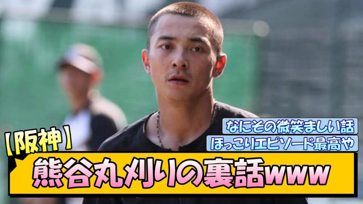 【阪神】熊谷丸刈りの裏話www