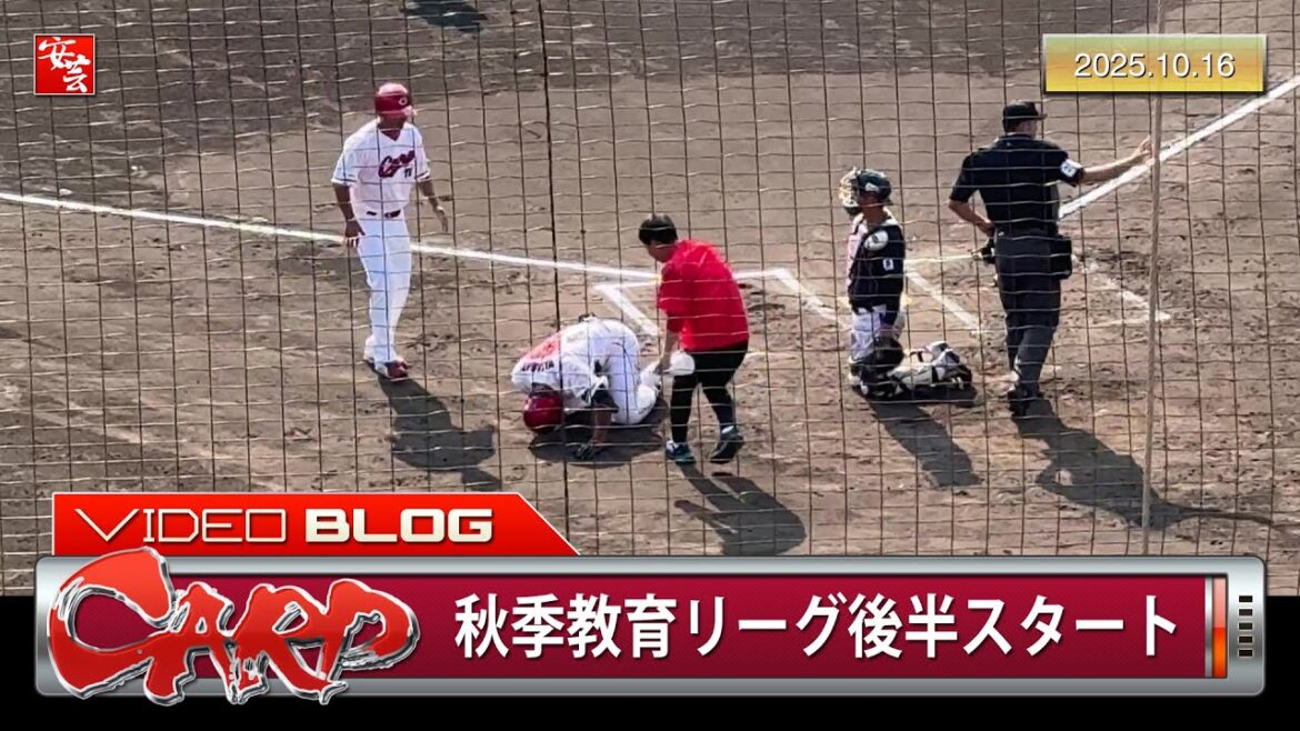 【カープ】菊地ハルン、登板3試合連続セーブ。先発の斉藤優汰は8四球を与えるも7回途中2失点（2025年10月16日）［フェニックス・リーグ］