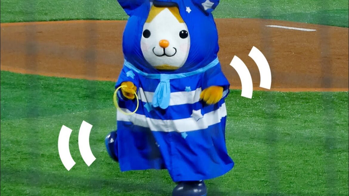 超かわいい！サノスダンスを踊るスターマン🐹【横浜DeNAベイスターズ 2025/10/16】