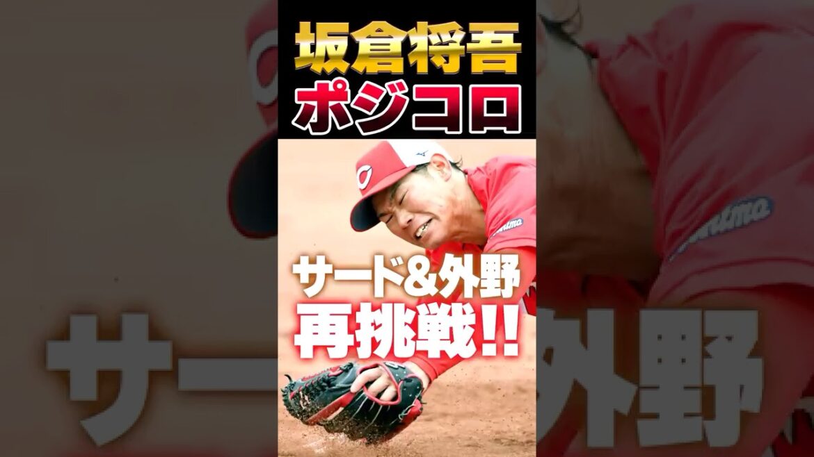 広島カープ坂倉将吾がサードと外野手に再挑戦！新井監督がコンバート案語る #坂倉将吾 #コンバート #カープ