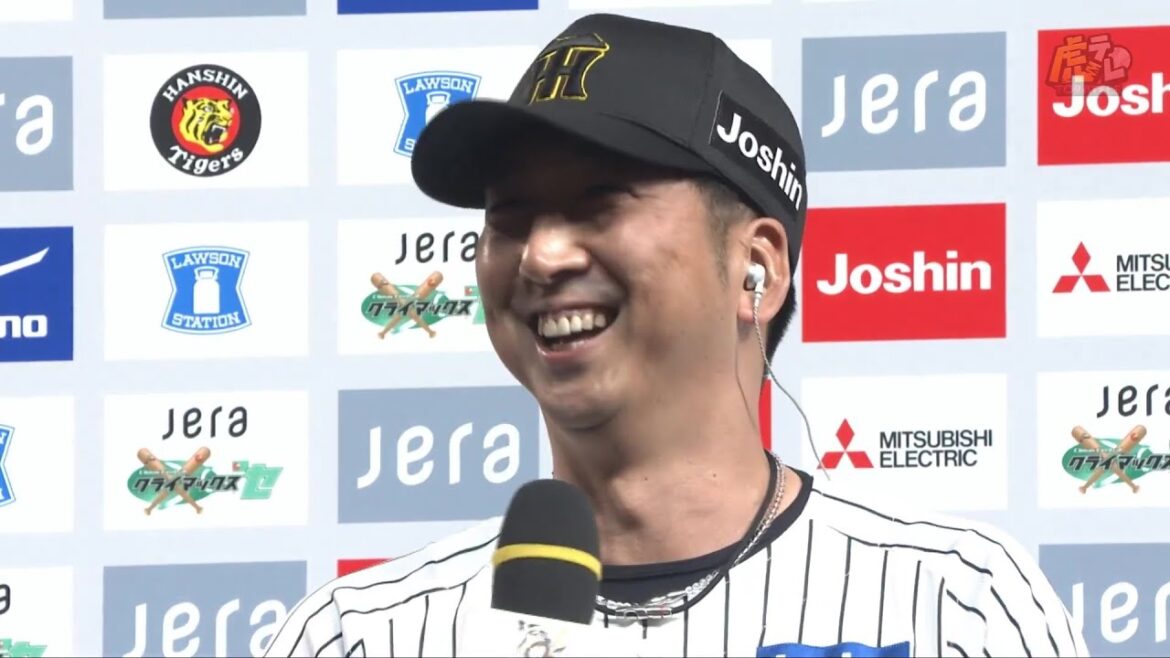 Hanshin-Tigers: 【#藤川球児 優勝監督インタビュー】10月17日(金)阪神vsDeNA(甲子園) 【#藤川球児 優勝監督インタビュー】10月17日(金)阪神vsDeNA(甲子園)