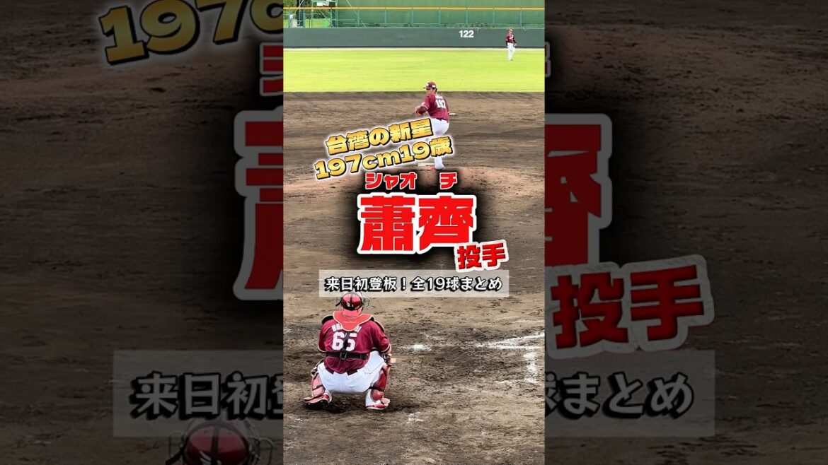 【⭐️台湾の超新星⭐️】蕭齊選手が来日初実戦🔥全19球まとめ
