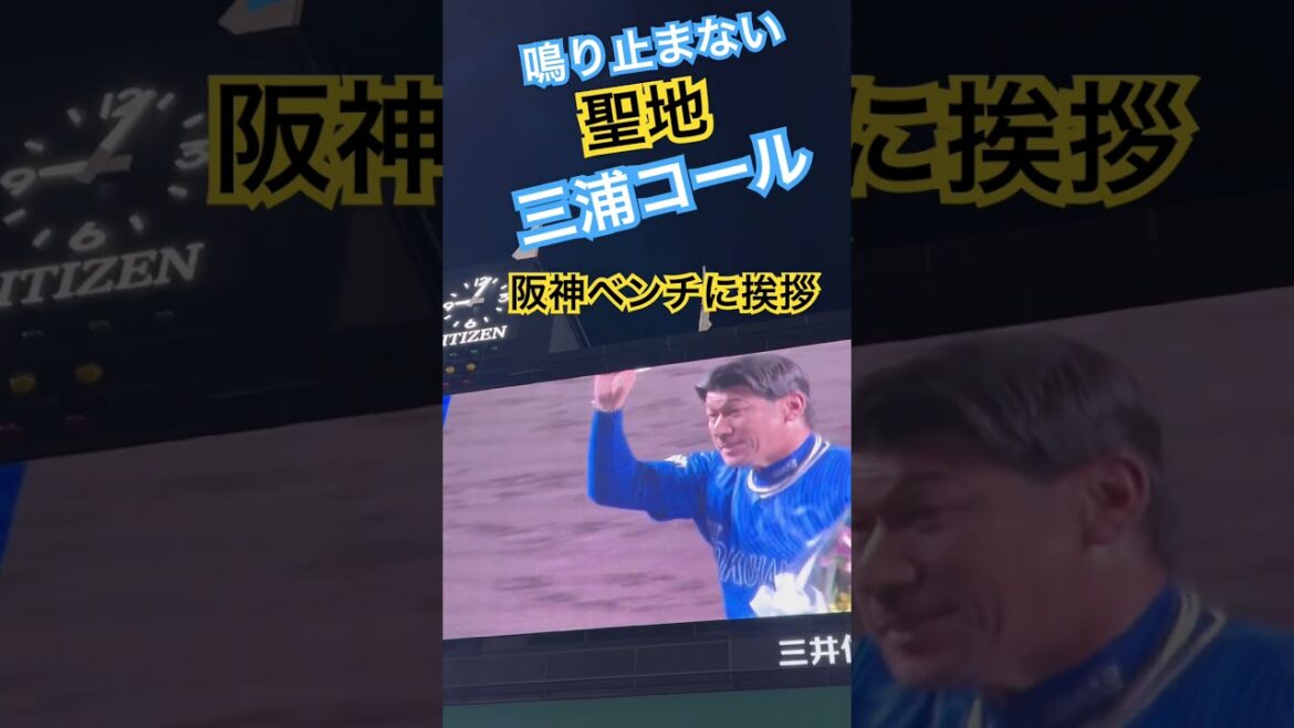 #横浜denaベイスターズ #三浦監督 #阪神タイガース #藤川監督 #阪神甲子園球場 #hanshintigers #baystars #甲子園 #koshien