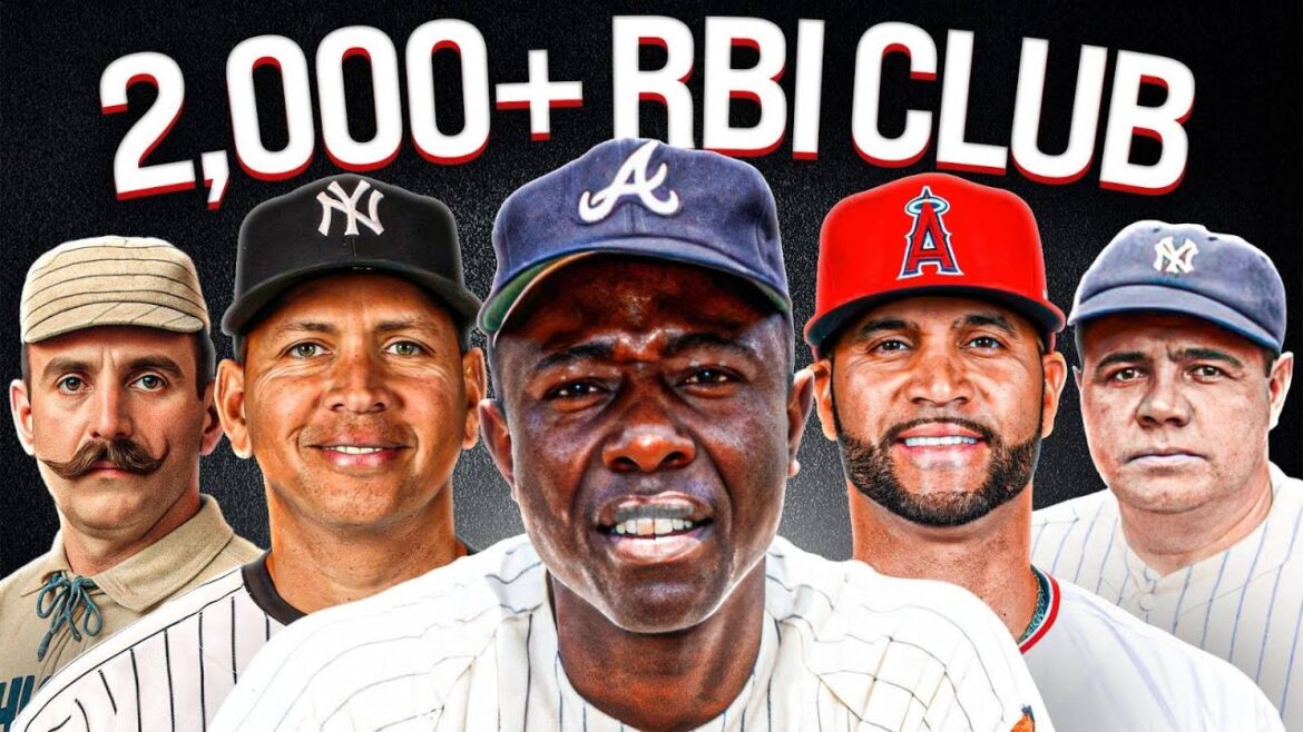 2000打点以上を記録した唯一の5人の打者