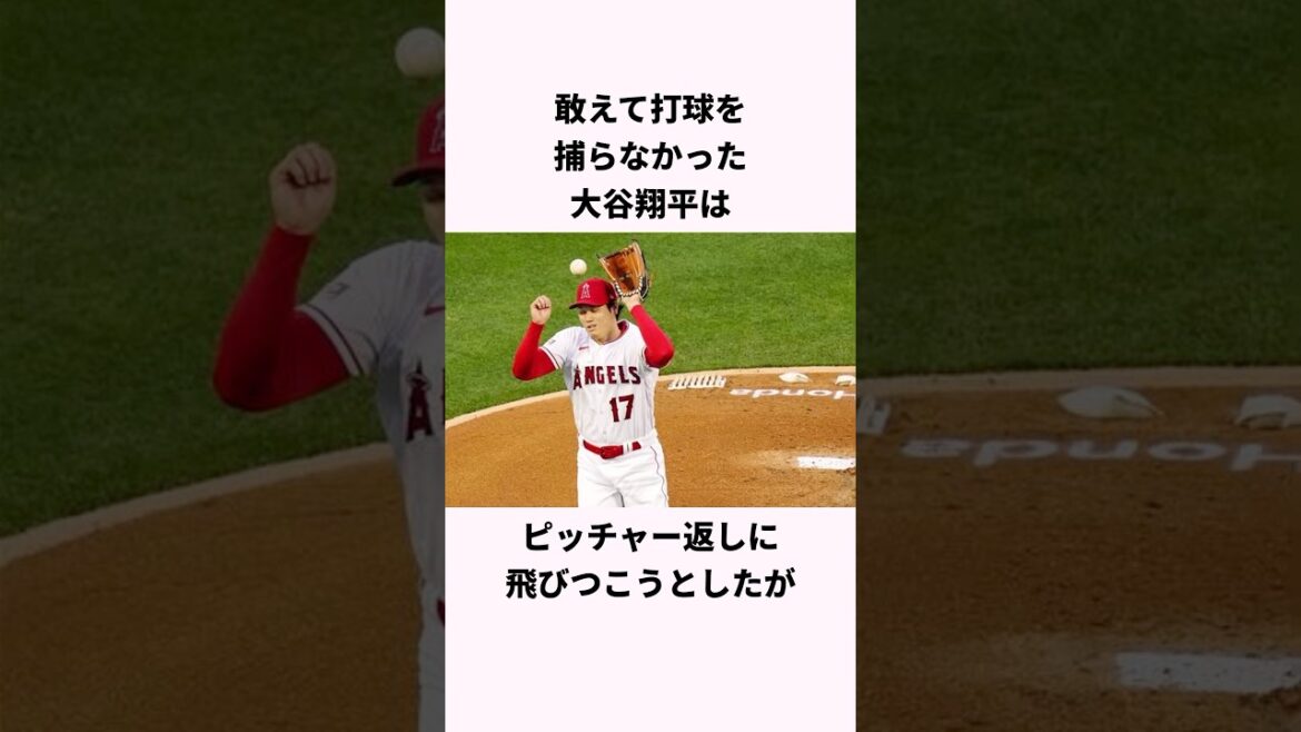 「敢えて打球を捕るのをやめた」大谷翔平に関する雑学 #ショート #野球 #大谷翔平 #大谷 #エンゼルス