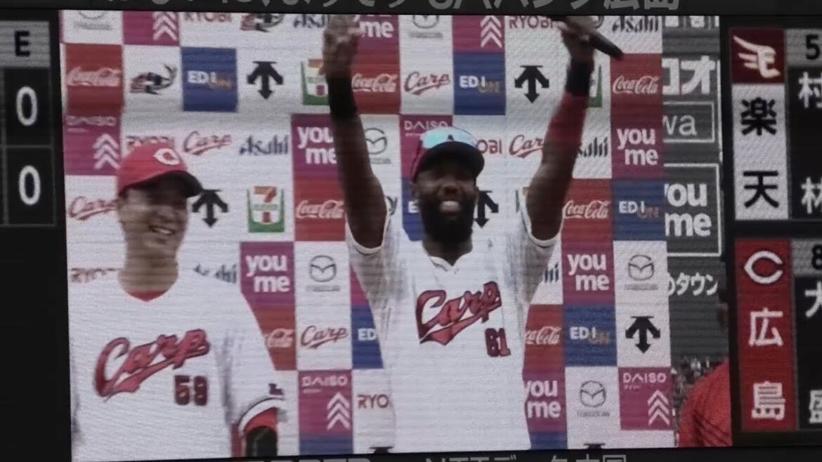 ファビアン、来日初2打席連続アーチを含む猛打賞&締めご挨拶ヒーローインタビュー！広島東洋カープvs東北楽天イーグルス2025年6月21日
