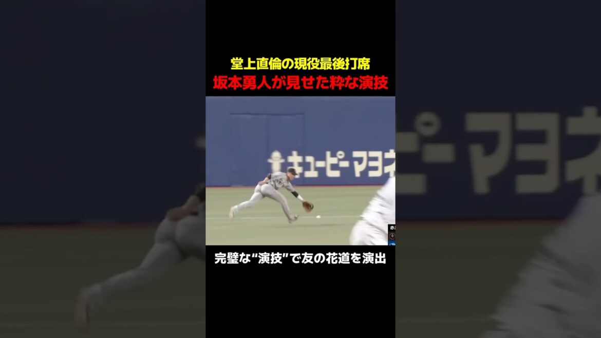 堂上直倫ラスト打席、坂本勇人の粋すぎる演出にファン感動 #プロ野球 #坂本勇人 #堂上直倫