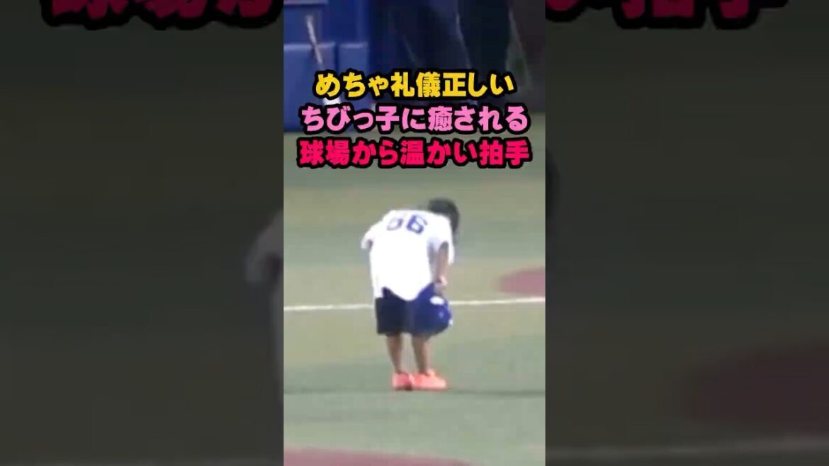 【感動】ちびっ子の礼儀正しさに心が洗われる始球式 #プロ野球 #中日ドラゴンズ  #ドアラ
