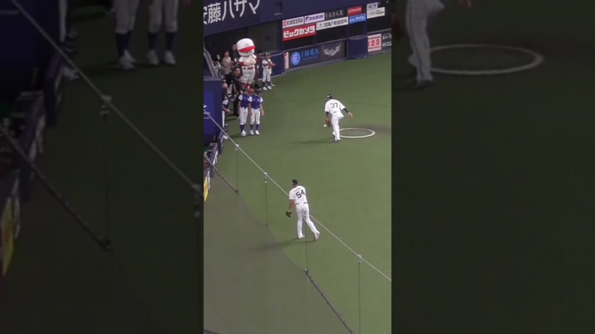 石川 亮、ルイス・カスティーヨ の初球をパスボール　#オリックスバファローズ #shorts