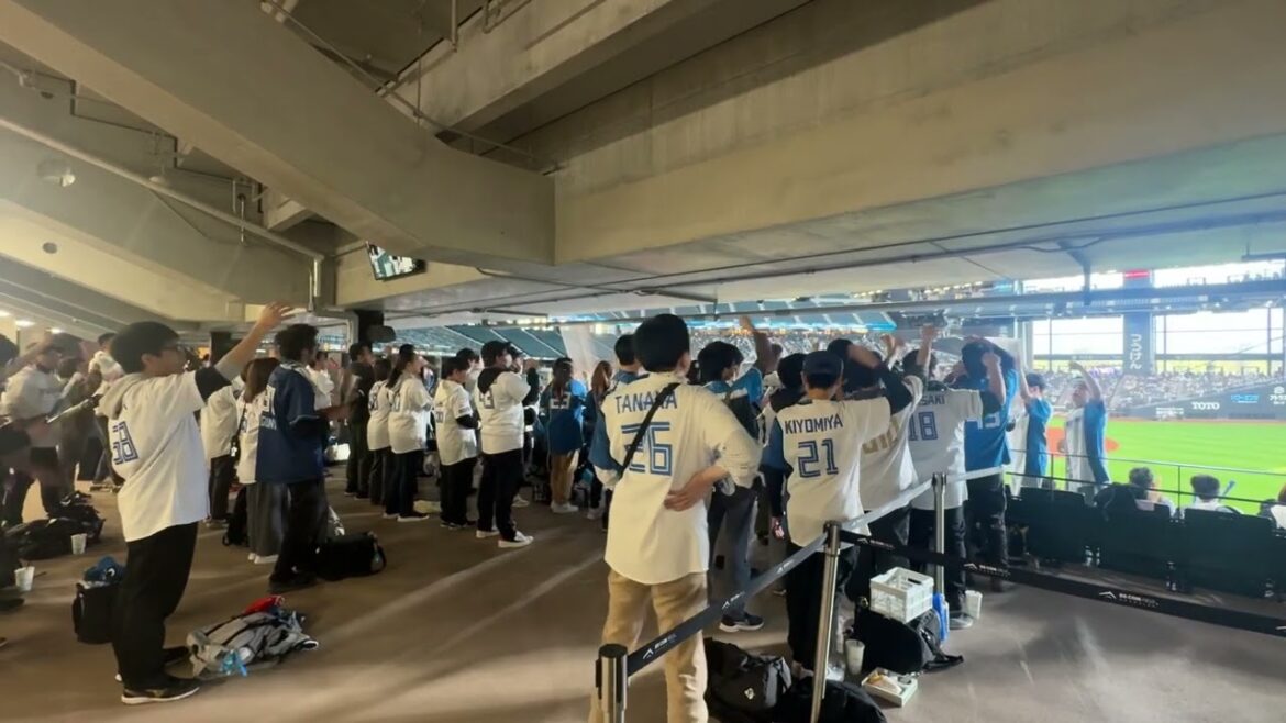 【応援ガチ勢】パブリックビューイングとは思えない大声援を送る日ハムファン