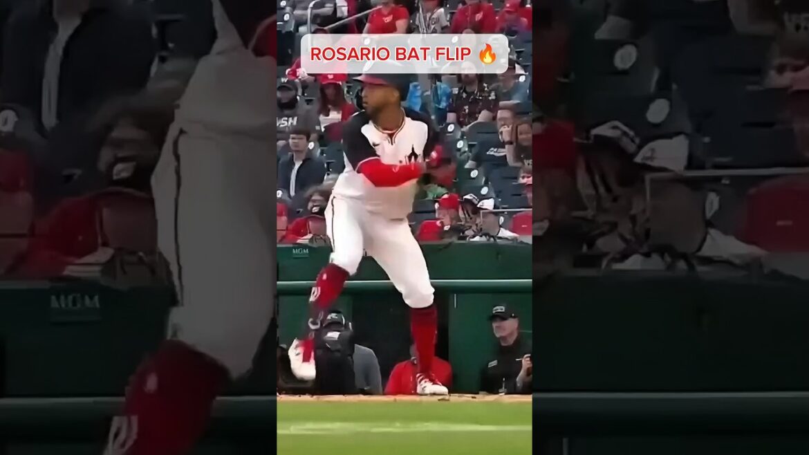 Amed Rosario’s Bat Flip Shocks Nationals Fans! 💥🔥 #MLB #Nationals