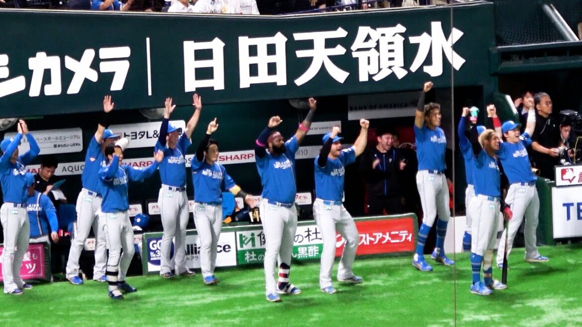 【北海道日本ハムファイターズ】CS 最終戦 4番!! 郡司裕也 が同点のタイムリー2ベースヒットを放ったベンチ 現地映像