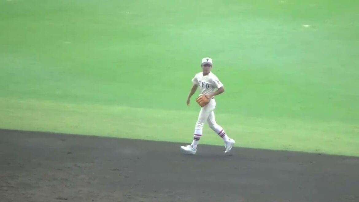 東洋大姫路ショート高畑 知季くんの守備【夏の甲子園2025 東洋大姫路 対 済美高校2025年8月8日】