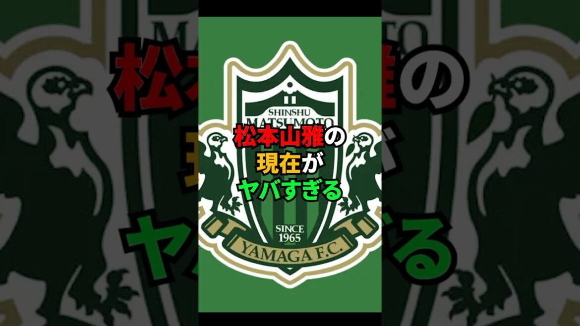 松本山雅の現在がヤバすぎる...