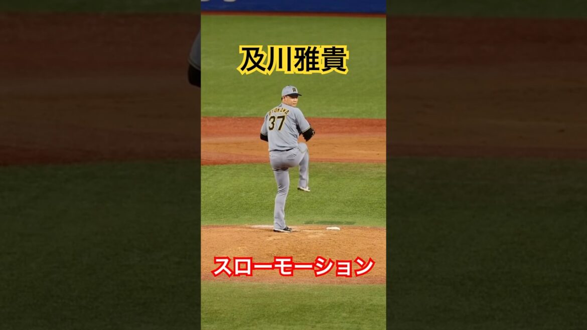 及川雅貴のフォーム。超スローで。 #阪神タイガース #及川雅貴 #shorts