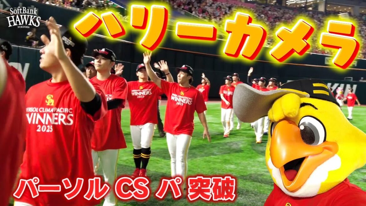 【2025CS突破】グラウンド一周の様子をハリーホークが撮影！【全員で、日本一へ！】