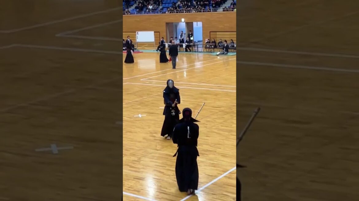 2024年【 剣道 - 美しい出小手 - 島村選手（大将：九州学院）】見事な一本 - 匠の技 - Amazing beautiful swordsman kendo ippon #剣道 #kendo