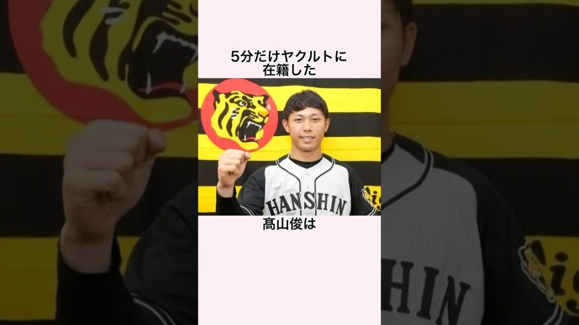 「真中監督に世紀のミスをされた」高山俊に関する雑学　#プロ野球 #ドラフト #ドラフト会議 #真中満 #金本知憲 #阪神タイガース #東京ヤクルトスワローズ