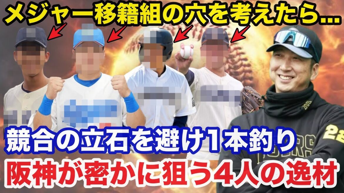 【2025年ドラフト】藤川阪神が創価大.立石正広の競合を避けて密かに狙う4人の逸材がコチラ【阪神タイガース】 【2025年ドラフト】藤川阪神が創価大.立石正広の競合を避けて密かに狙う4人の逸材がコチラ【阪神タイガース】