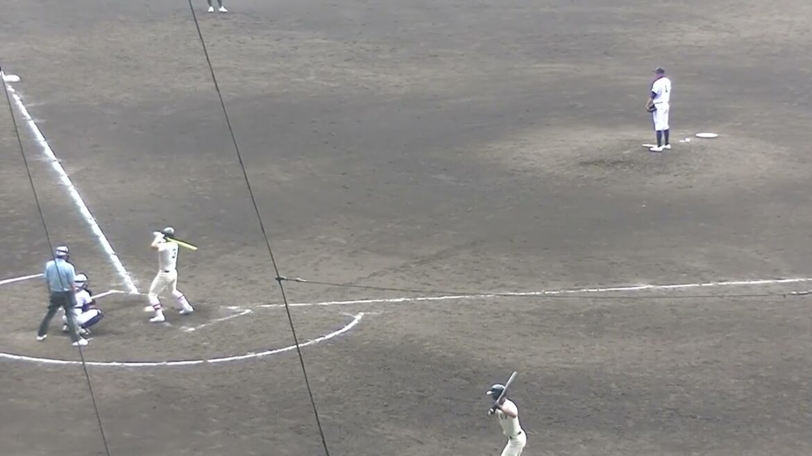 東洋大姫路 高田 瑠心くんフォアボールを選ぶ【夏の甲子園2025 東洋大姫路 対 済美高校2025年8月8日】