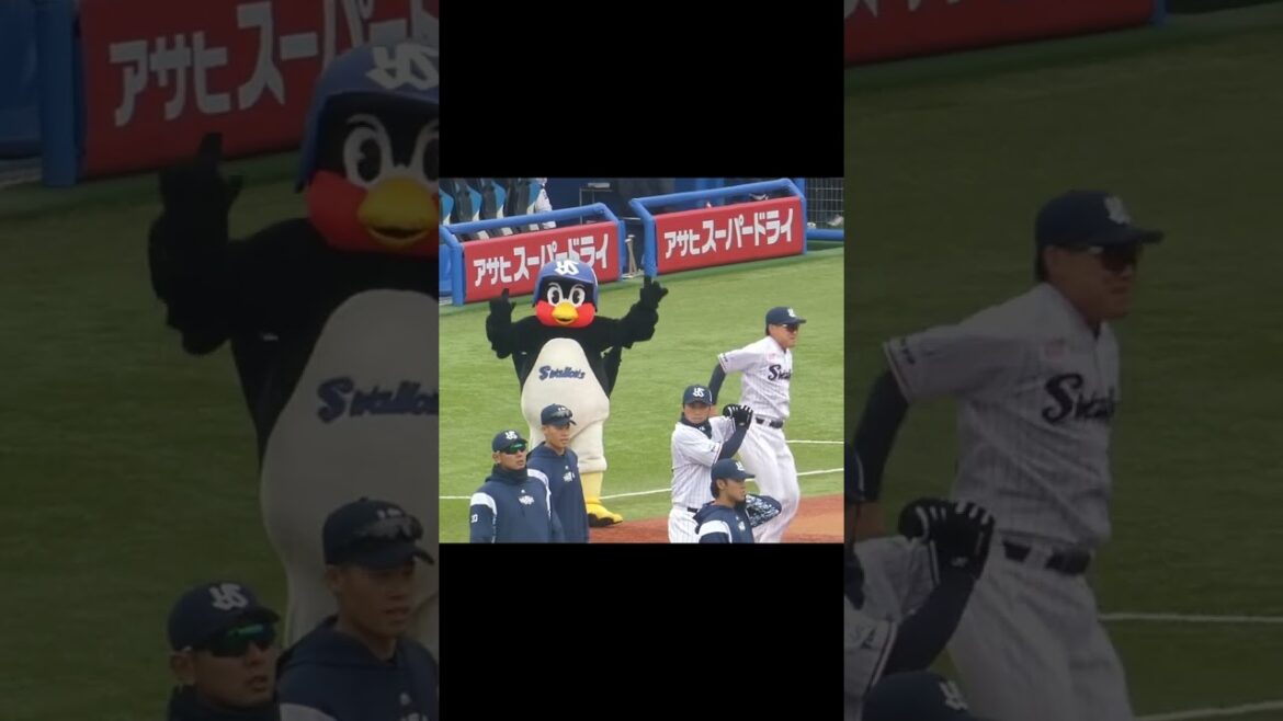 24/4/6 飛ぶ中村悠平とつば九郎 #Shorts