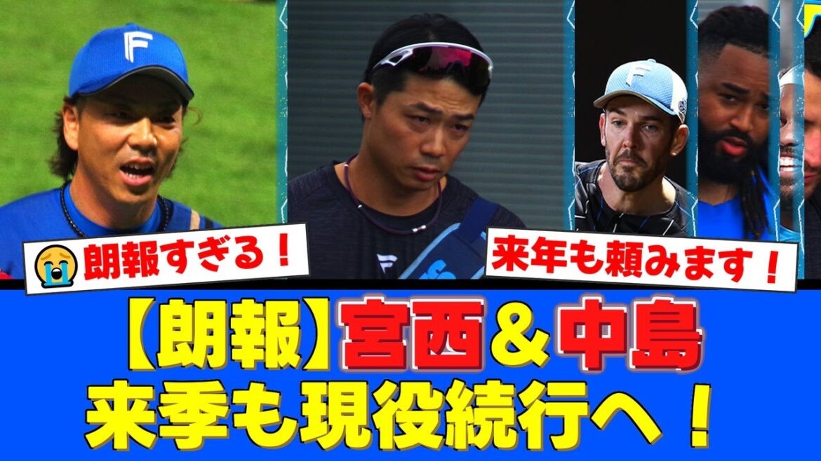 宮西尚生と中島卓也が現役続行でファン歓喜!バーヘイゲンとザバラは退団へ。新戦力候補に台湾の158キロ右腕・徐若熙の獲得調査も!【プロ野球ファンの反応】 宮西尚生と中島卓也が現役続行でファン歓喜!バーヘイゲンとザバラは退団へ。新戦力候補に台湾の158キロ右腕・徐若熙の獲得調査も!【プロ野球ファンの反応】