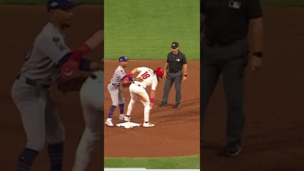 Blake  Picks off Brandon Marsh #mlb #baseballszn #baseballshorts #baseball #mlbb #baseballlife