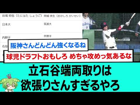 【ドラフト1位2位3位野手】立石谷端両取りは欲張りさんすぎるやろ【阪神タイガース/プロ野球ドラフト会議2025/なんJ2ch5chスレまとめ/セリーグ/立石正広/谷端将伍/岡城快生/早瀬朔/能登嵩都】 【ドラフト1位2位3位野手】立石谷端両取りは欲張りさんすぎるやろ【阪神タイガース/プロ野球ドラフト会議2025/なんJ2ch5chスレまとめ/セリーグ/立石正広/谷端将伍/岡城快生/早瀬朔/能登嵩都】