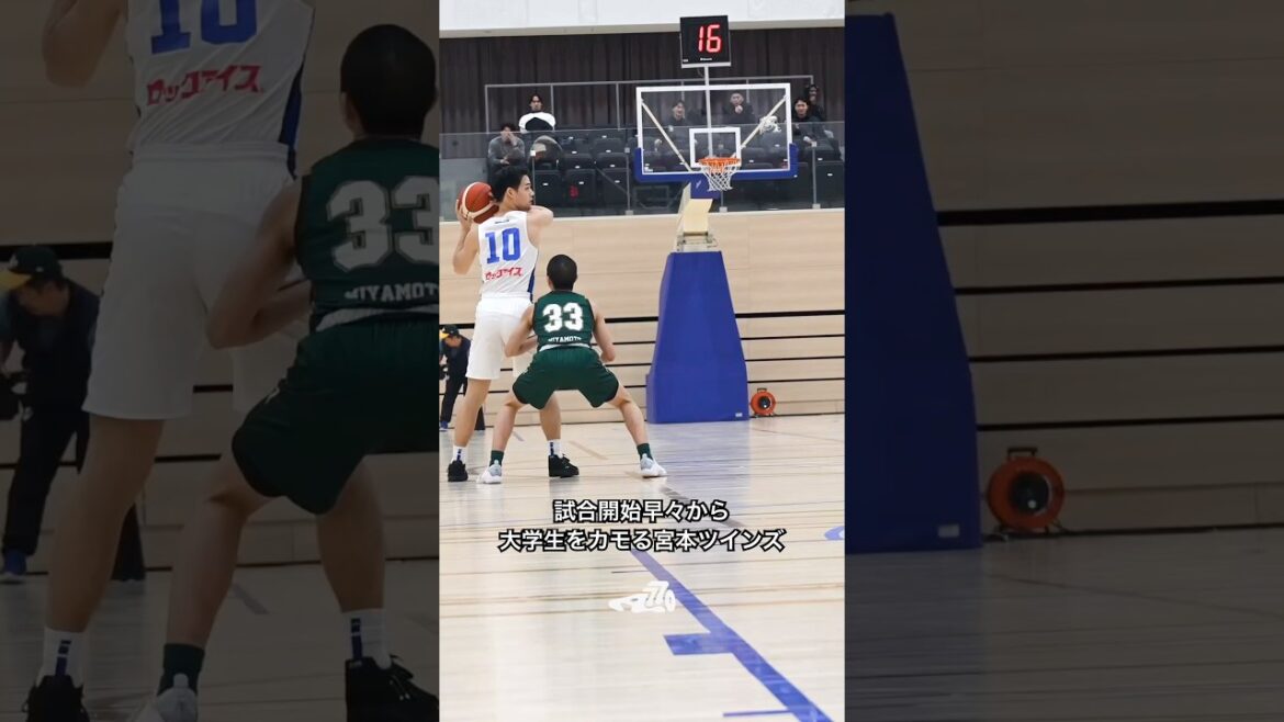 【バスケ】福岡第一高vs東海大！試合開始から大学生をカモる宮本ツインズ｜Spring match2025