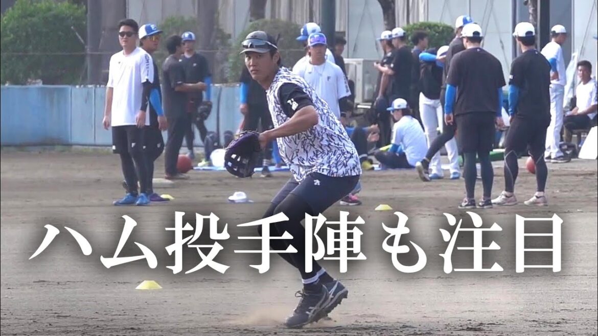 【フェニックスリーグ】横浜DeNAベイスターズ投手練習 #藤浪晋太郎