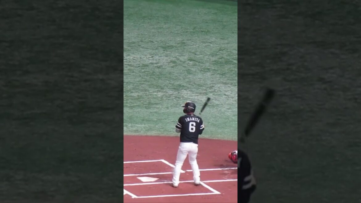 ソフトバンク今宮健太バッティングフォーム＜読売ジャイアンツ対 福岡ソフトバンクホークス2024年5月28日＞