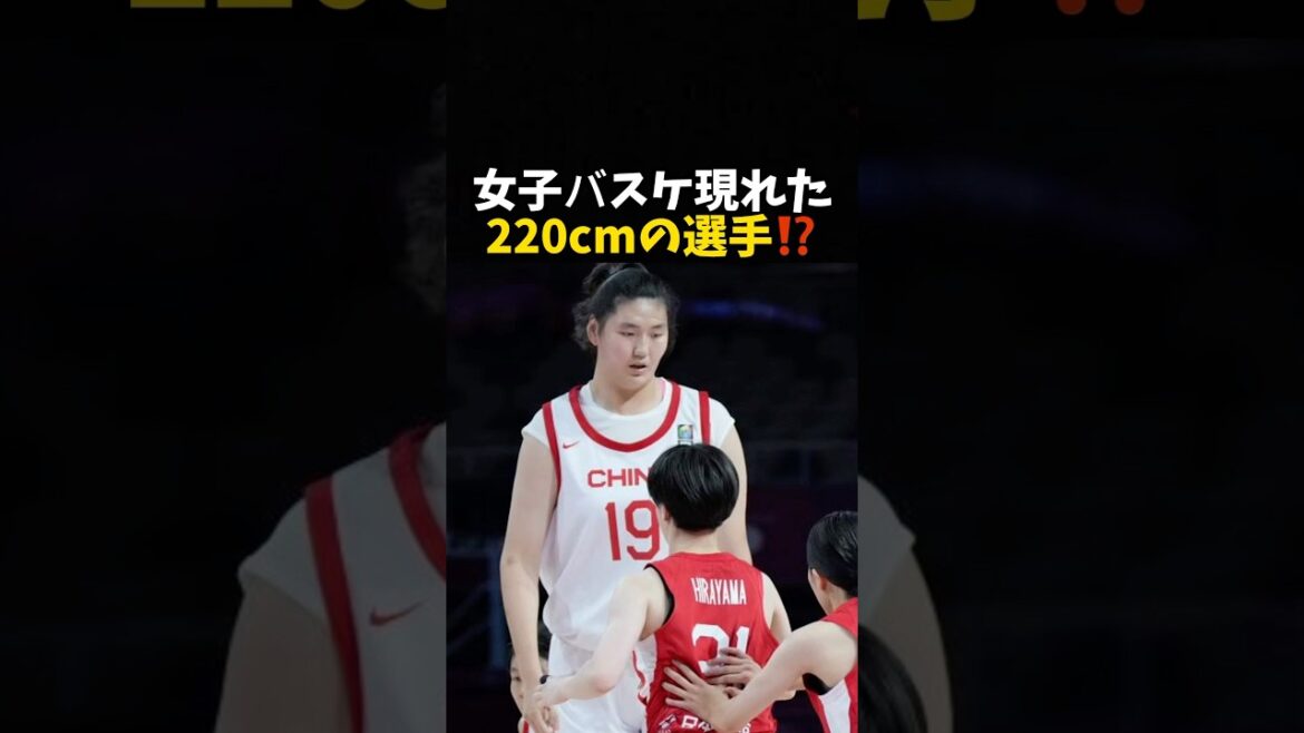 女子バスケ大会に現れた220cm選手⁉️ #バスケ #バスケットボール #nba 女子バスケ大会に現れた220cm選手⁉️ #バスケ #バスケットボール #nba